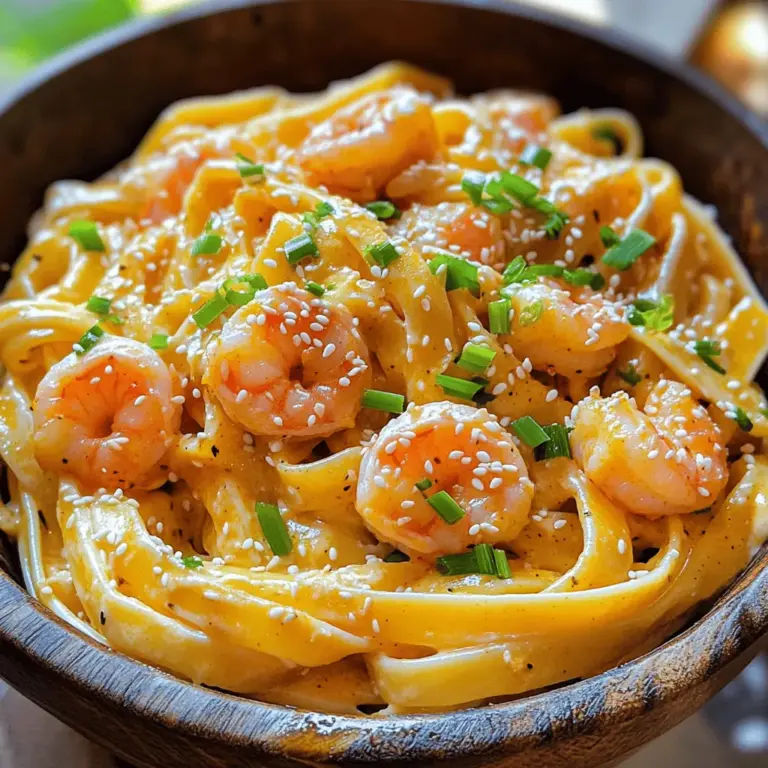 To make bang bang shrimp pasta, you need simple yet tasty ingredients. Start with 8 oz of fettuccine pasta. This type of pasta works well with the creamy sauce. You also need 1 lb of shrimp, peeled and deveined. This shrimp gives the dish a lovely flavor.