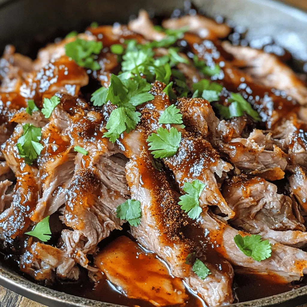 When making oven roasted pulled pork, the right ingredients matter. You want a cut of meat that is rich and fatty. I recommend using a pork shoulder, also known as Boston butt. This cut has great flavor and breaks down well during cooking.