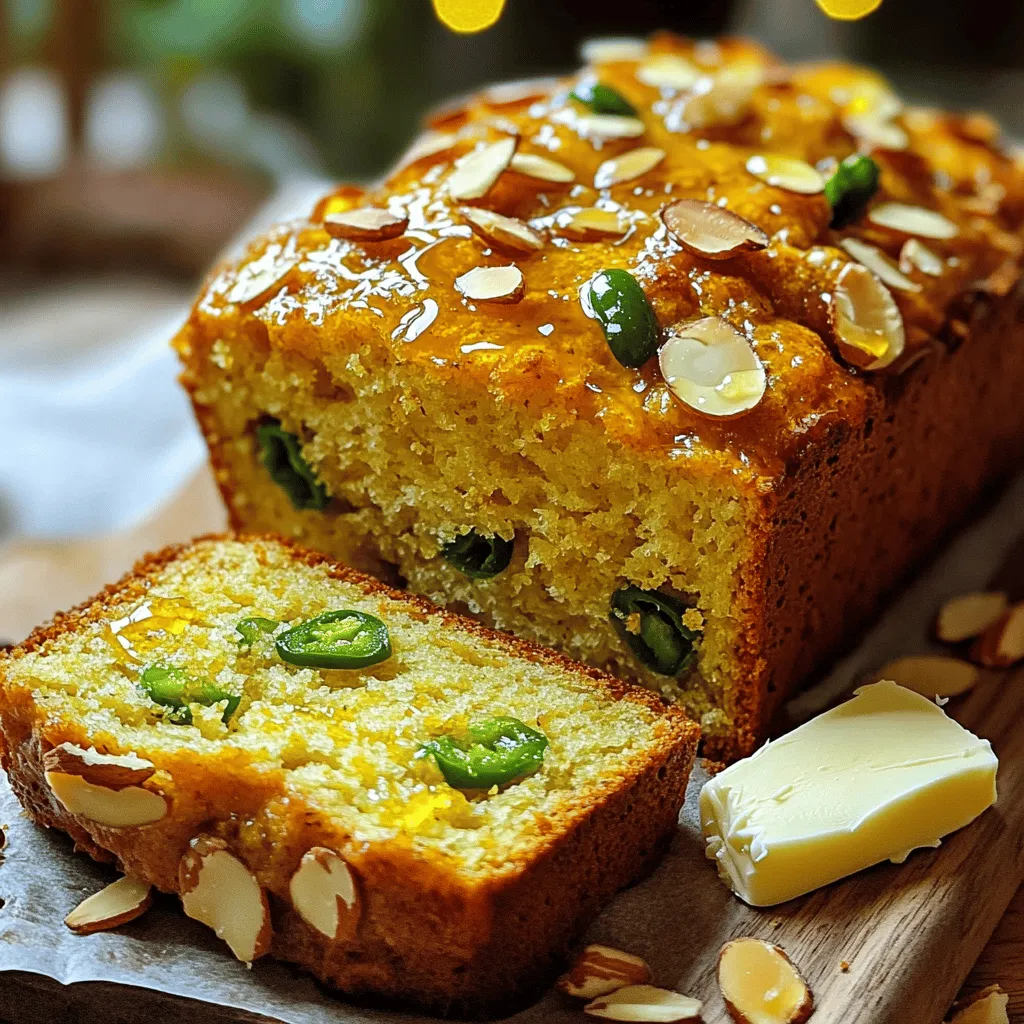 To make jalapeno honey bread, you need some key ingredients. Each one plays a big role in the flavor and texture.