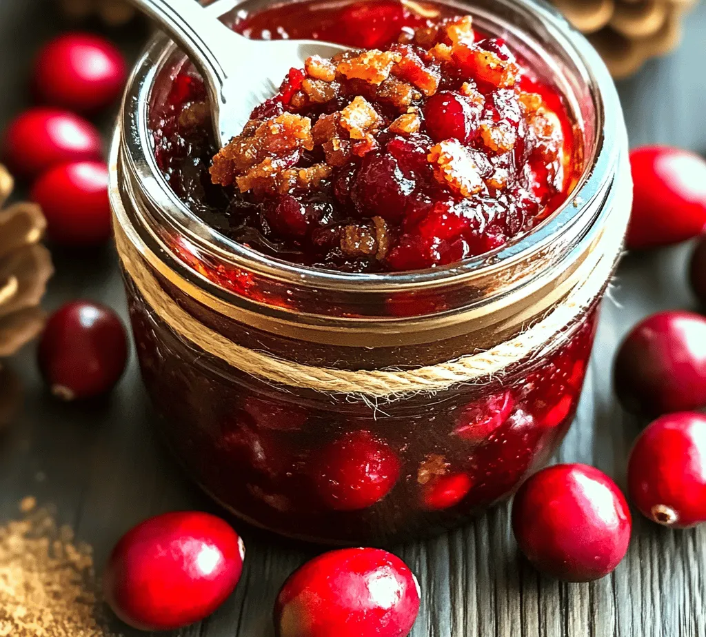 To create the perfect cranberry bacon jam, it's essential to understand the role each ingredient plays in crafting this delicious condiment. Let's break down the key components that contribute to its distinctive flavor profile.