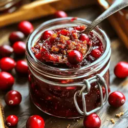 To create the perfect cranberry bacon jam, it's essential to understand the role each ingredient plays in crafting this delicious condiment. Let's break down the key components that contribute to its distinctive flavor profile.