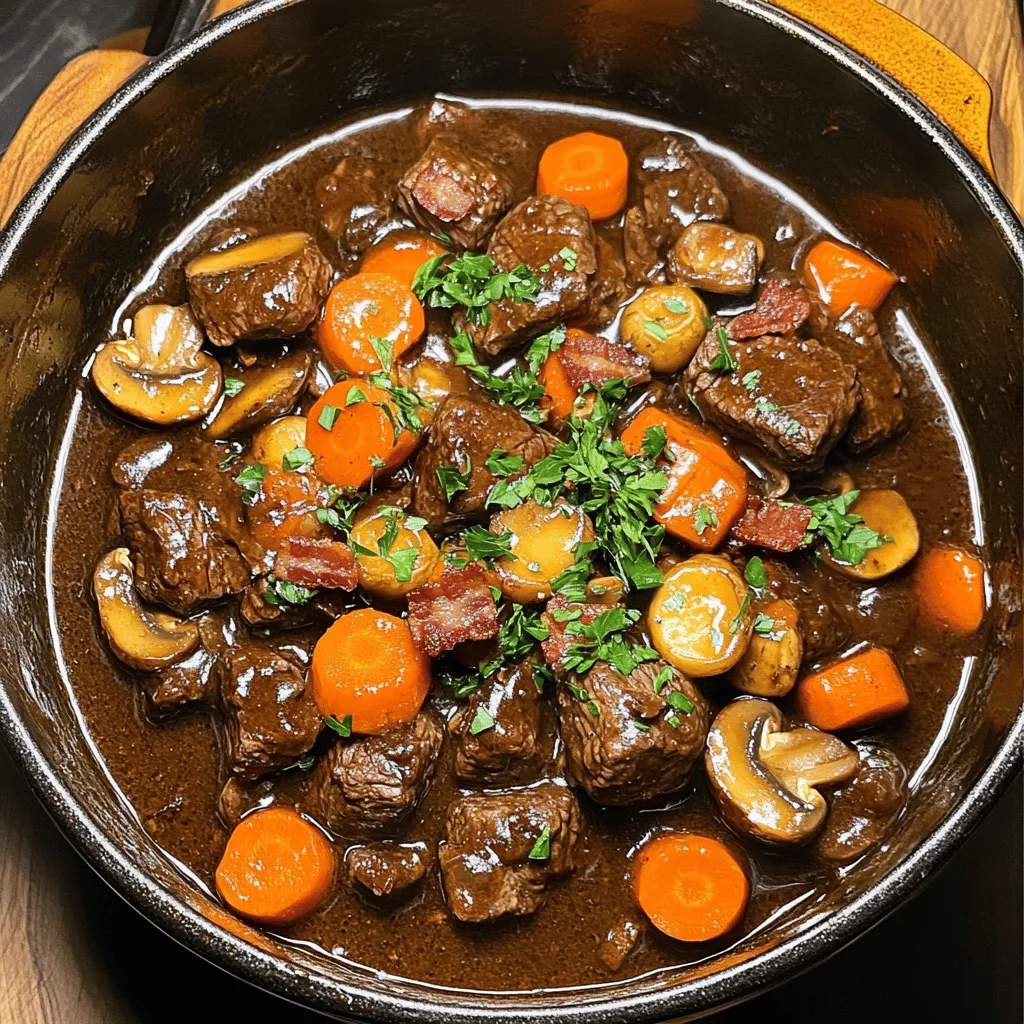 Beef Bourguignon is a classic French dish. It is rich, savory, and perfect for cozy meals. The key ingredients make it special and full of flavor.