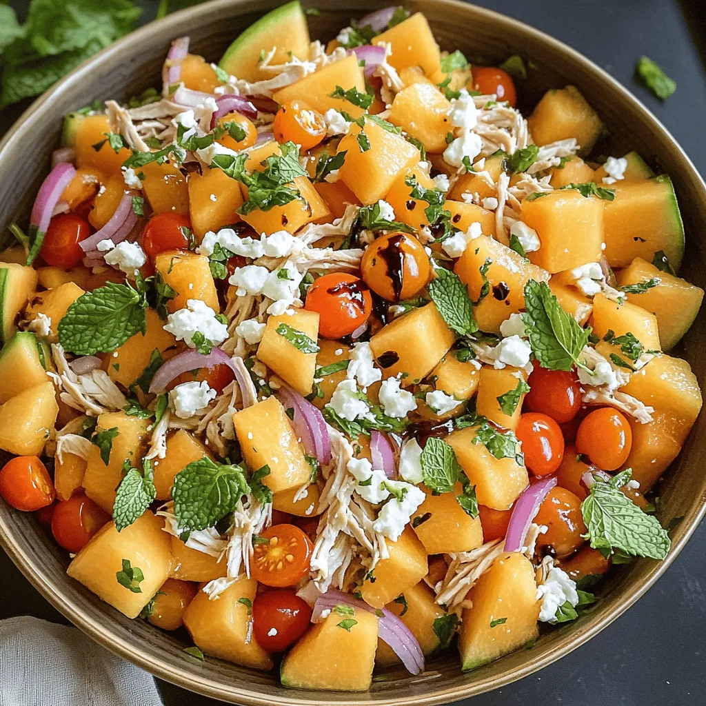 Turkey melon salad is a great choice for summer meals. It combines turkey and melon, which are both light and refreshing. The turkey brings protein, while the melon adds sweetness. Together, they create a balance of flavors that delights the palate.