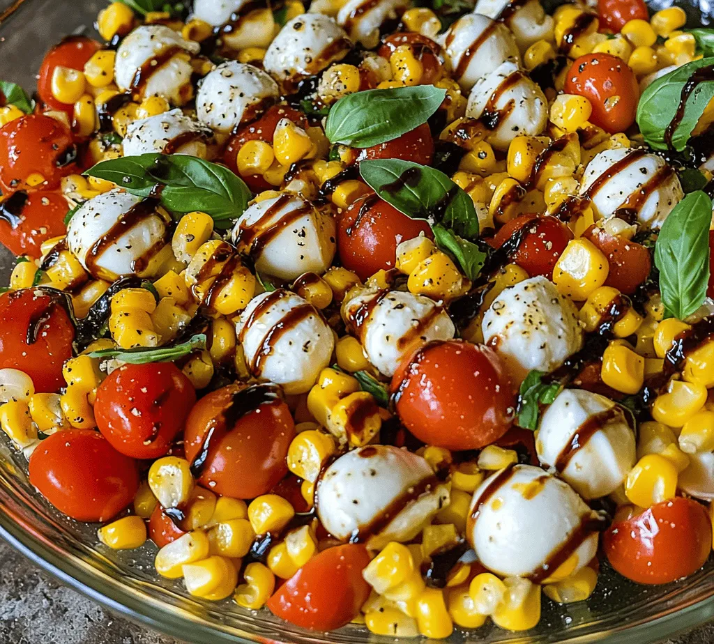 As the sun shines brightly and the days grow longer, there’s nothing quite like a refreshing salad to ignite your senses and celebrate the bounty of summer produce. One such dish that encapsulates the essence of the season is the Caprese Corn Salad. This vibrant and colorful salad not only tantalizes the taste buds but also showcases the delightful flavors of fresh ingredients, making it an ideal choice for picnics, barbecues, or light lunches.