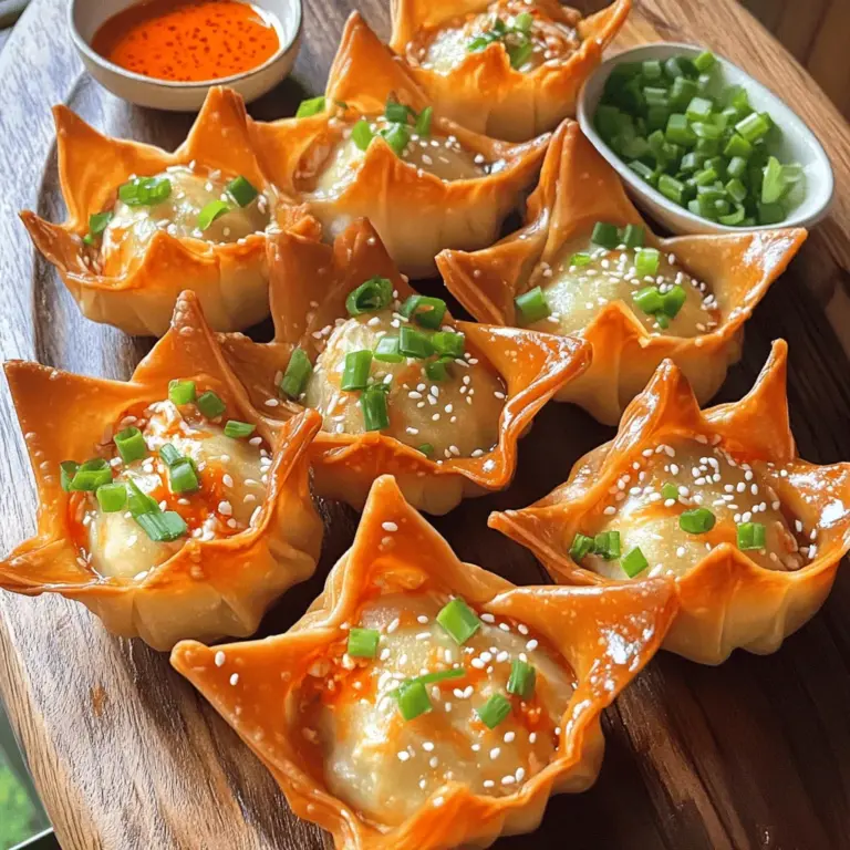 To create the perfect Air Fryer Buffalo Chicken Wontons, it’s essential to understand the key components that will come together to create this delectable dish. Each ingredient plays a crucial role in building flavor and texture, making it vital to use quality components.