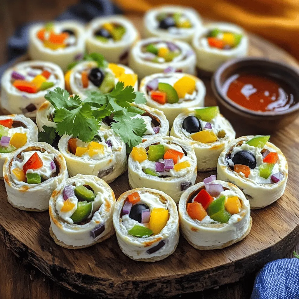 Cream cheese tortilla bites are tasty snacks made with soft cream cheese and fresh veggies. I love how easy they are to make! You can whip them up in just 30 minutes. This recipe is great for parties or casual gatherings.