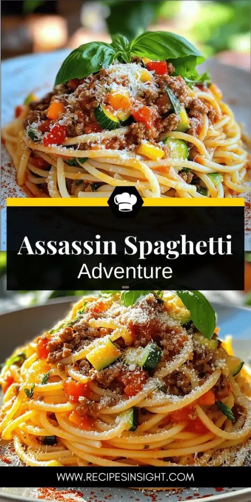 Discover the captivating flavors of Assassin Spaghetti, a dish that not only represents the heart of Italian cuisine but also caters to all dietary preferences. Whether you choose hearty minced beef or a plant-based alternative, this recipe promises a delightful, nutritious meal. With vibrant vegetables and a rich sauce, each bite offers an explosion of taste. Click through to explore the full recipe and make your dinner unforgettable!