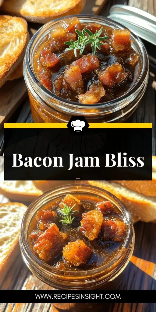 Discover the delicious world of savory spreads with this irresistible Savory Whiskey Bacon Jam recipe! Combining the smoky essence of thick-cut bacon with the warmth of whiskey, onions, and a touch of sweetness, this jam is perfect for elevating burgers, charcuterie boards, and breakfast dishes. Ready to impress at your next gathering? Click to explore how to make this gourmet condiment from scratch and transform your meals into a culinary delight!