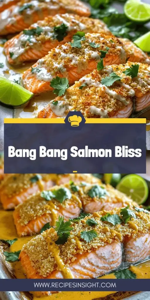 Discover the mouthwatering flavors of Bang Bang Salmon, a dish that brings together a crispy exterior and a creamy, spicy sauce for an unforgettable meal. Perfect for weeknight dinners or special occasions, this recipe is packed with healthy omega-3s and can be easily made by any home cook. Click through to explore the full recipe and elevate your dinner routine with this tantalizing dish that is sure to impress!