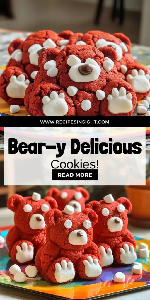 Indulge your sweet tooth with these adorable Red Velvet Bear Cookies! Soft, rich, and irresistibly cute, these treats are perfect for any occasion. This easy guide walks you through the essential ingredients, step-by-step baking process, and fun decorating ideas to create a delightful dessert that everyone will love. Click to explore the full recipe and get ready to bake some fun and tasty memories!