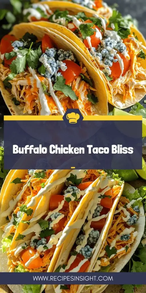 Discover the ultimate fusion of flavors with Buffalo Chicken Tacos! This quick and easy recipe combines spicy, creamy buffalo chicken with fresh toppings for a fun twist on taco night. Perfect for busy weeknights or game-day gatherings, these tacos allow for endless customization to suit everyone's taste. Ready to impress your friends and family? Click through to explore the full recipe and elevate your next meal with this mouthwatering dish!