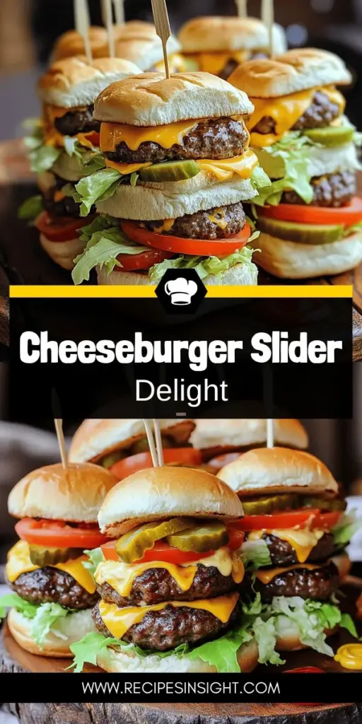 Get ready to impress your guests with these easy cheeseburger sliders! This fun recipe combines all the classic flavors of a cheeseburger into bite-sized treats that are perfect for parties or cozy nights in. With simple ingredients, creative toppings, and step-by-step instructions, you’ll be serving delicious sliders in no time. Click through to explore the full recipe and discover how to make these flavorful fun bites today!