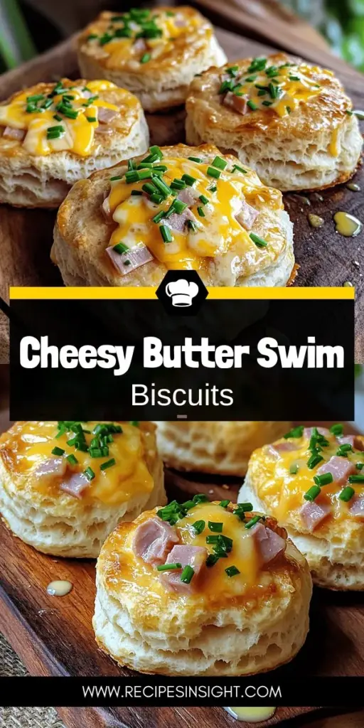 Elevate your snack time with this simple recipe for Ham and Cheese Butter Swim Biscuits! These fluffy biscuits blend savory ham and sharp cheddar, baked perfectly in a pool of melted butter for a rich flavor explosion. This unique swimming butter technique ensures a deliciously golden crust. Ready to impress your family and friends? Click through to explore the full recipe and delight your taste buds with these irresistible treats!