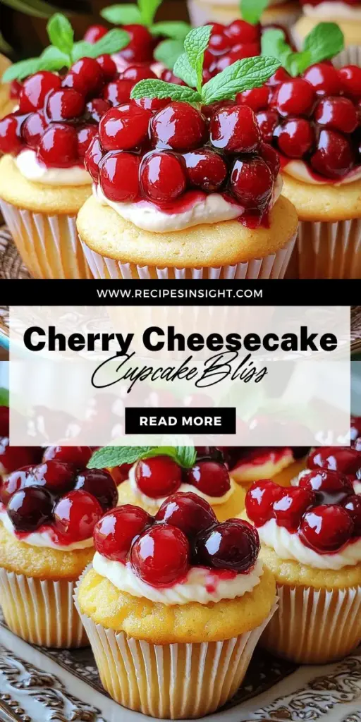 Satisfy your sweet cravings with this delightful and easy Cherry Cheesecake Cupcakes recipe! This unique treat combines fluffy cupcake batter with a creamy cheesecake filling and a burst of cherry flavor. Discover how to create these irresistible desserts with simple ingredients and follow our step-by-step guide for baking success. Ready to impress your friends at your next gathering? Click through to explore the full recipe and elevate your dessert game!