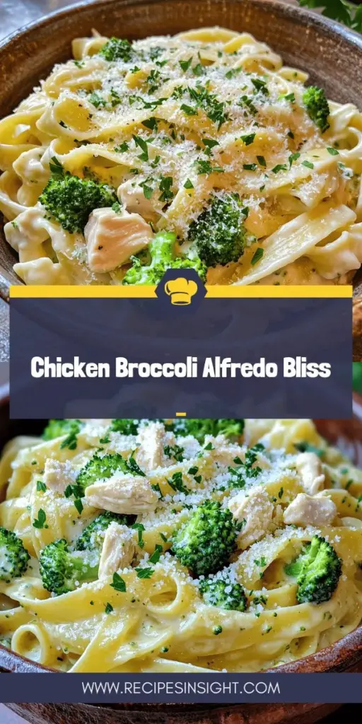 Indulge in the delicious Chicken & Broccoli Alfredo Fiesta, a comforting dish that combines juicy chicken, vibrant broccoli, and a rich, creamy Alfredo sauce. This easy recipe is perfect for busy weeknights or any gathering, impressing your family and friends with its delightful flavors and textures. Discover how to make this satisfying meal with simple steps and wholesome ingredients. Click through to explore the full recipe and bring this creamy delight to your table!