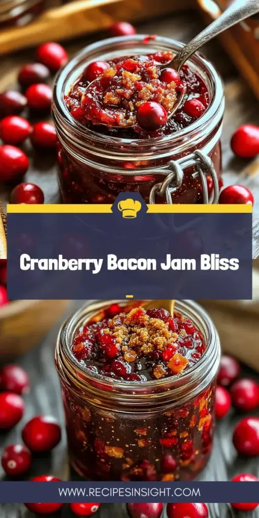 Experience the delightful flavor of cranberry bacon jam, a unique condiment that beautifully marries sweet and savory notes. This rich jam is perfect for spreading on toast, glazing meats, or enhancing cheese boards, making it a versatile addition to your kitchen. Dive into our simple recipe and discover how to create this delicious jam that will elevate your holiday meals. Click through to explore the full recipe and impress your guests with this extraordinary treat!