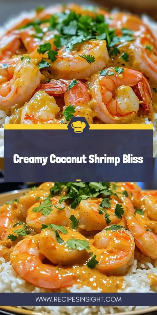 Discover the secret to a delicious meal with Inspired Creamy Coconut Shrimp! This easy-to-make recipe combines fresh shrimp with a rich coconut milk sauce, infused with red curry paste and zesty lime juice for a tropical twist. Perfect for impressing guests or enjoying a cozy family dinner, this dish is sure to delight. Click through to explore the full recipe and tips for serving this tasty dish tonight!