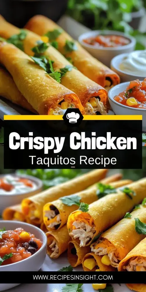 Dive into the delicious world of crispy chicken taquitos with this easy recipe! Perfect for a snack or a full meal, these flavorful bites are packed with shredded chicken, cream cheese, and spices, all wrapped in crispy tortillas. Discover simple steps to make them from scratch and explore fun variations to impress your friends. Ready to satisfy your cravings? Click through to uncover the full recipe and enjoy the tasty journey!