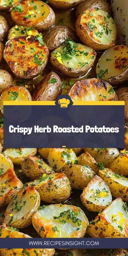 Discover the ultimate recipe for crispy herb-infused roasted potatoes that will elevate your meals! This simple yet delicious guide shows you how to achieve the perfect crunch and infuse flavor using fresh herbs and spices. Perfect for any occasion, these roasted potatoes are not just tasty but also packed with nutritional benefits. Don’t wait! Click through to explore the full recipe and impress your family and friends with this delightful side dish!