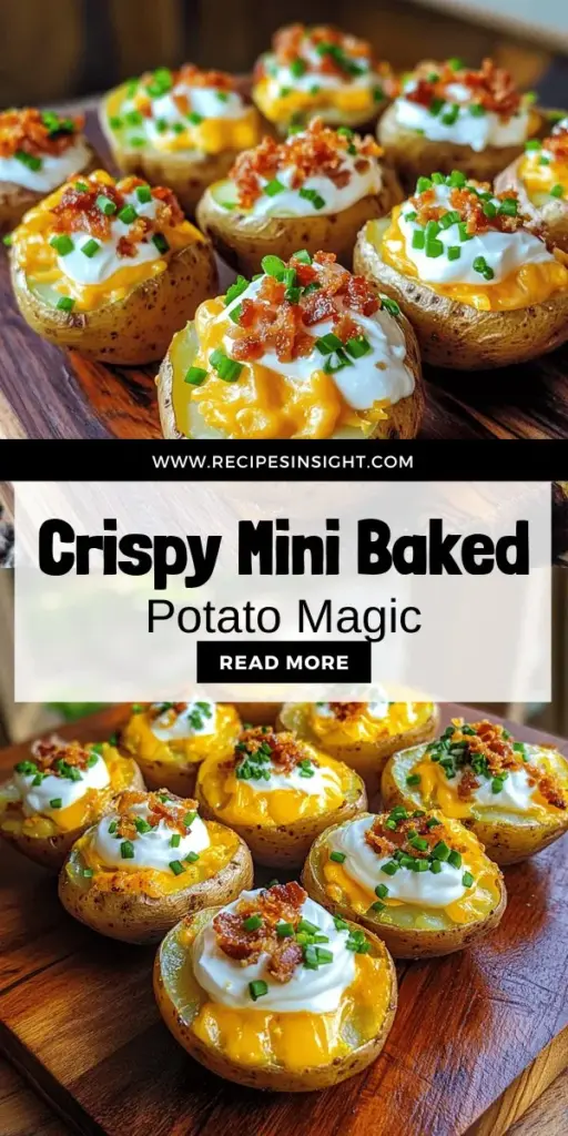 Discover the delicious world of mini baked potatoes, the ultimate crispy and flavorful side dish! Perfect for parties or family dinners, these small potatoes are easy to make and fun to customize with toppings. Learn how to achieve that perfect crunch using various cooking methods while exploring classic, gourmet, and healthy topping ideas. Click through to elevate your meals with mouthwatering mini baked potatoes and impress your guests!