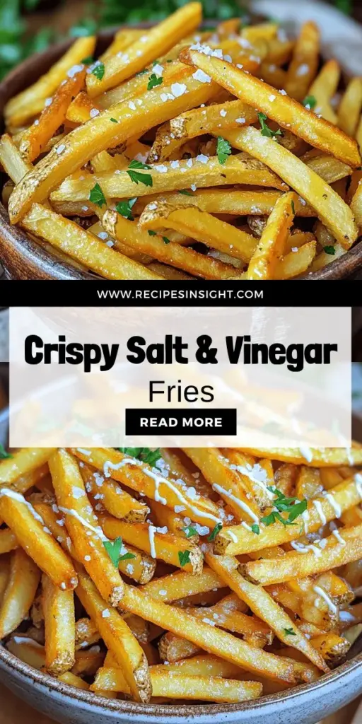 If you're in the mood for a delicious and guilt-free snack, try making Air Fryer Salt and Vinegar French Fries! These crunchy treats are easy to whip up using simple ingredients like russet potatoes and vinegar, giving you all the flavor without the added fat of traditional frying. Follow our step-by-step guide to achieve perfectly crispy fries every time. Click through to discover the full recipe and elevate your snacking game!