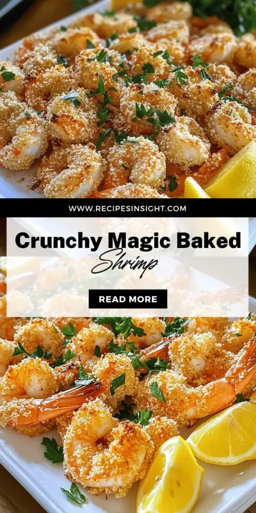 Dive into the delicious world of Magic Crispy Baked Shrimp! This flavorful and simple recipe combines succulent shrimp with crispy panko breadcrumbs and a blend of tasty seasonings for a dish that’s sure to impress. Perfect for any dinner, you’ll find easy variations and serving ideas that elevate your meal. Click to explore the full recipe and get ready to enjoy this crunchy, mouthwatering treat today!