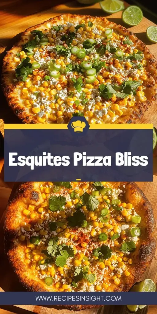 Get ready to tantalize your taste buds with esquites pizza, the perfect fusion of Mexican street corn and delicious pizza! Discover how to create this unique dish at home with fresh ingredients and simple steps. With creamy corn, tangy cotija cheese, and a hint of lime, each slice is bursting with flavor. Click through to explore the full recipe and bring this delightful flavor experience to your dining table. Enjoy the culinary adventure!