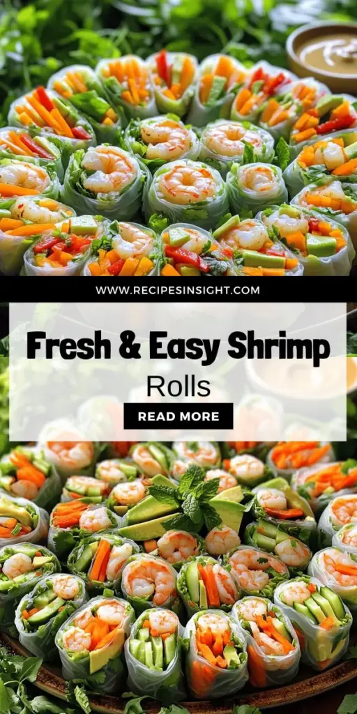 Dive into the delicious world of shrimp summer rolls with this fresh and easy recipe! Combining succulent shrimp, vibrant veggies, and aromatic herbs wrapped in rice paper, these rolls are the perfect light meal or appetizer for any occasion. This guide provides all the key ingredients and step-by-step instructions, plus tips for tasty dipping sauces. Don’t miss out on this delightful culinary experience—click through to explore the full recipe and whip up your own shrimp summer rolls today!