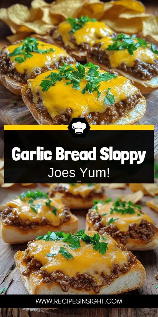 Experience the mouthwatering delight of Garlic Bread Sloppy Joes, a satisfying twist on the classic favorite! This unique recipe combines the rich flavors of garlic bread with the savory filling of traditional Sloppy Joes, creating an unforgettable meal. Perfect for family dinners or gatherings, these hearty sandwiches are easy to make and sure to impress. Click through to explore the full recipe and elevate your cooking game today!