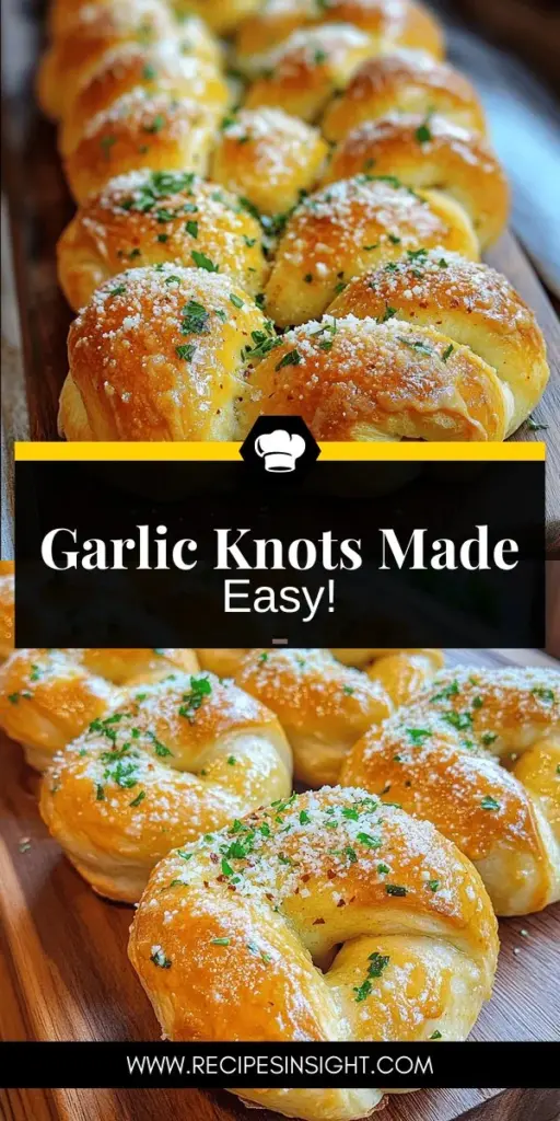 Discover the joy of making flavorful and easy homemade garlic knots! These delightful treats, soaked in garlic butter, are perfect for any occasion—from cozy nights in to festive gatherings. In our comprehensive guide, you'll find a delicious recipe, along with tips to enhance flavor and texture. Whether you stick to the classic version or try fun variations, you'll impress everyone with your garlic knot skills. Click to explore the full recipe and start creating these irresistible bites!