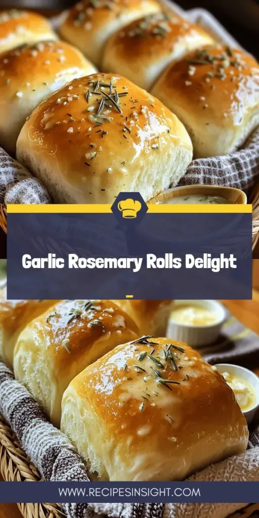 Savor the irresistible taste of homemade Rosemary Dinner Rolls with Garlic Butter! These soft and fluffy rolls are infused with fragrant rosemary and buttery garlic, perfect for elevating any meal. Follow our easy step-by-step guide to create these delightful rolls that will fill your kitchen with warmth and aroma. Whether it's a festive gathering or a cozy family dinner, these rolls are sure to impress. Click to explore the full recipe and bring this delicious treat to your table today!