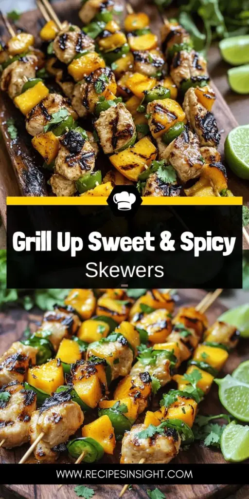 Elevate your summer grilling game with irresistible Jalapeno Peach Chicken Skewers! This delightful recipe combines juicy marinated chicken, sweet peaches, and spicy jalapenos for a flavor explosion that's perfect for barbecues or easy weeknight dinners. Discover how to prepare these tasty skewers and impress your guests with vibrant colors and bold tastes. Click through to explore the full recipe and bring this delicious dish to your table!