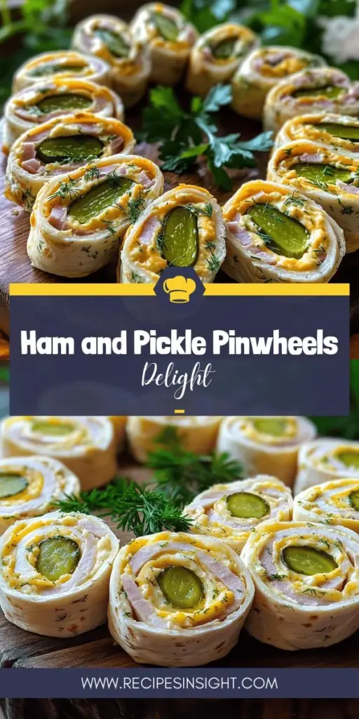 Looking for a delightful appetizer that will impress your guests? Try making Ham and Pickle Pinwheels! This easy recipe combines creamy cheese, savory ham, and zesty pickles wrapped in soft tortillas for a burst of flavor that's perfect for any occasion. Whether it's a party or a casual get-together, these pinwheels are quick to prepare and sure to be a hit. Click through to discover the full recipe and make your next event unforgettable!