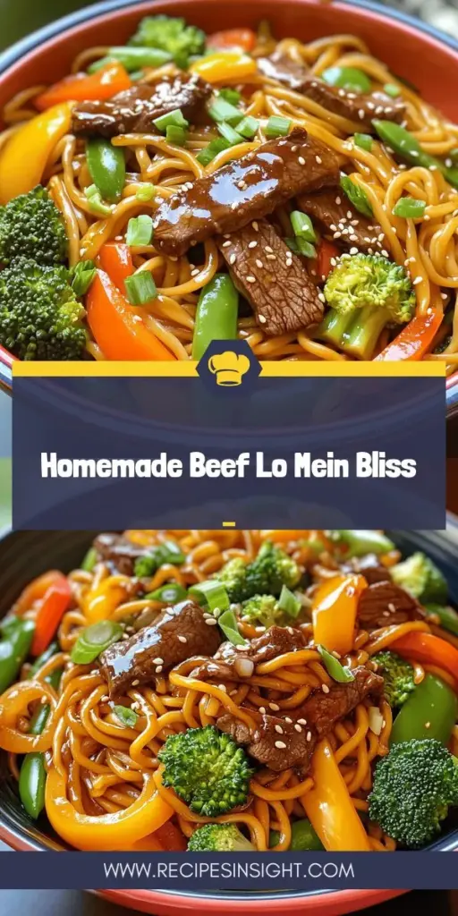 Elevate your dining experience with Beef Lo Mein Delight, a mouthwatering journey into homemade Asian cuisine! This easy-to-follow recipe allows you to create a restaurant-quality dish featuring tender beef sirloin, chewy lo mein noodles, and vibrant vegetables—all perfectly stir-fried to bring out rich flavors. Discover the joy of cooking with simple techniques and flavorful ingredients. Click through to explore the full recipe and impress your family and friends!