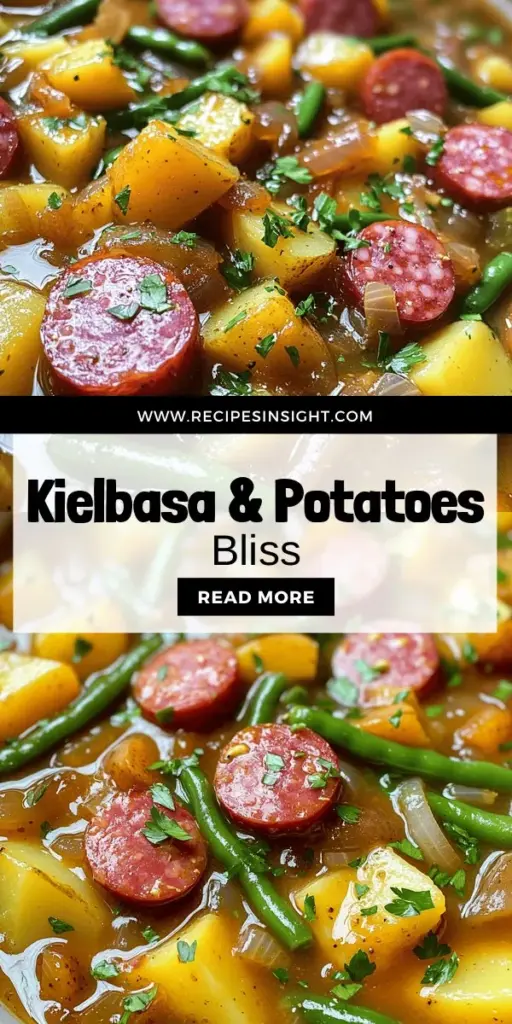 Savor the comforting flavors of my Savory Slow Cooker Kielbasa and Potatoes Delight! This hearty meal combines rich kielbasa, tender potatoes, and fresh green beans for a dish that your family will adore. Learn how easy it is to create this nutritious one-pot wonder with simple ingredients and minimal effort. Don’t miss out on the full recipe—click through to explore and bring this delightful dinner to your table tonight!