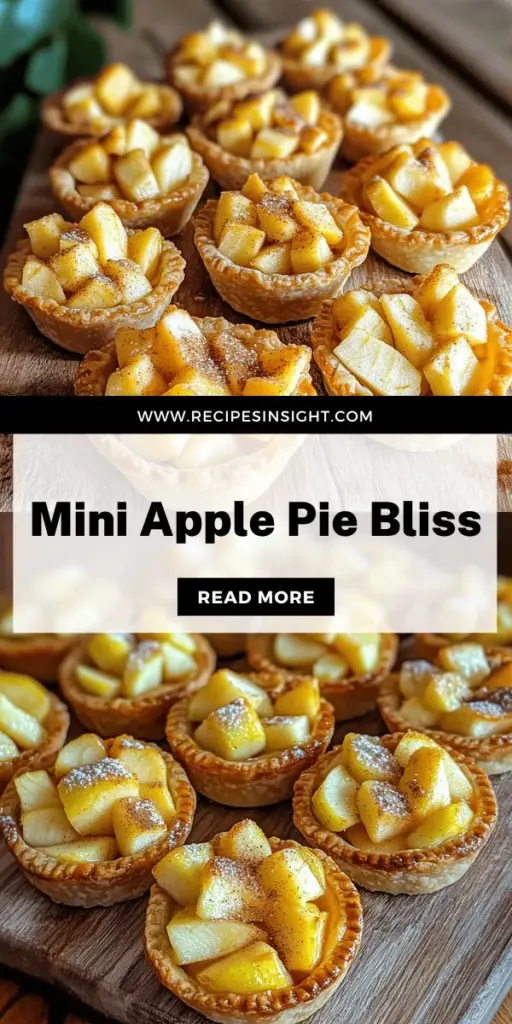 Indulge in the deliciousness of mini apple pies with this easy and delightful recipe! Discover the best apples to use, learn about essential spices, and follow step-by-step instructions for creating the perfect crunchy crust. Whether for gatherings or a sweet treat any day, these mini apple pies are sure to impress. Click through for the full recipe and baking tips that will make your pies stand out at every occasion!