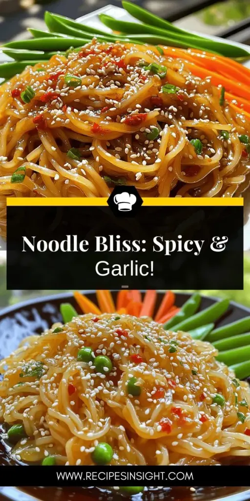 Discover the irresistible flavors of Spicy Garlic Noodles, a quick and satisfying dish perfect for any occasion! In under 30 minutes, you can feast on delicious noodles infused with bold garlic and chili, customized to your taste. Whether you prefer extra veggies or a protein boost, this versatile recipe has got you covered. Click through to explore the full recipe and elevate your dinner game with these mouthwatering Spicy Garlic Noodles!