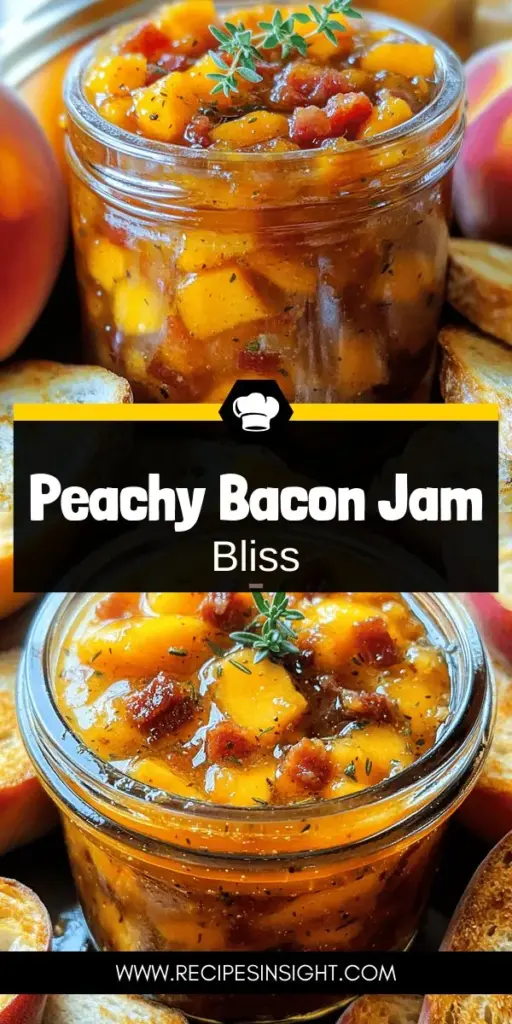 Experience a delicious fusion of flavors with Peachy Sweet & Savory Bacon Jam! This enticing recipe combines the sweetness of ripe peaches and the savory crunch of crispy bacon, creating an exquisite condiment perfect for toast, grilled meats, or charcuterie boards. Elevate your meals with this easy-to-make jam that will impress your taste buds! Click to explore the full recipe and discover how you can savor this delightful creation today!