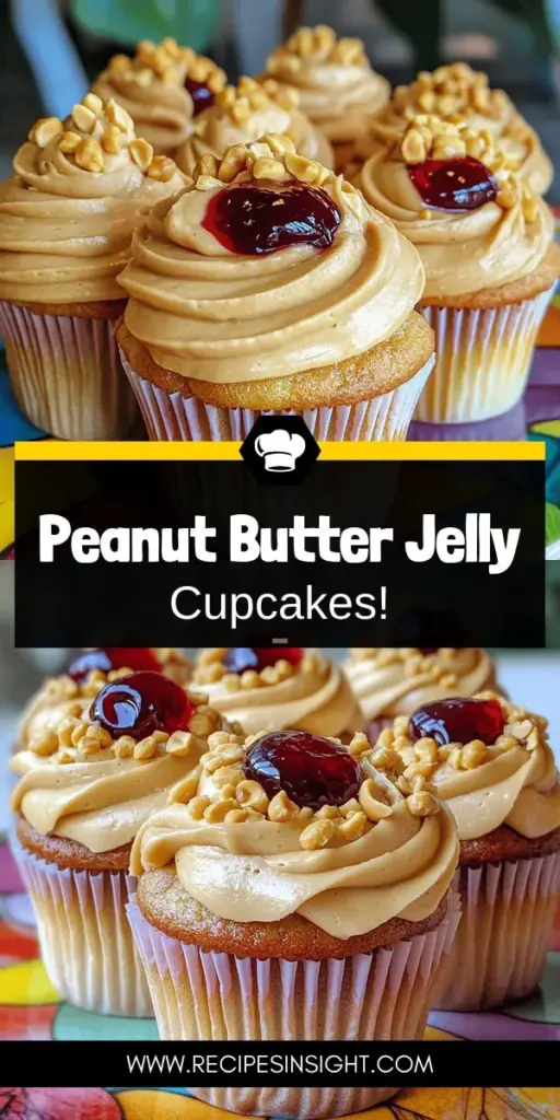 Indulge your sweet tooth with Peanut Butter and Jelly Cupcakes, the perfect blend of childhood nostalgia and grown-up flavor! This guide offers easy step-by-step instructions to create these delightful treats, along with creative frosting ideas and customization tips. Whether it's a fun party dessert or a special lunch treat, these cupcakes are sure to impress. Click through to discover the full recipe and start your baking adventure today!