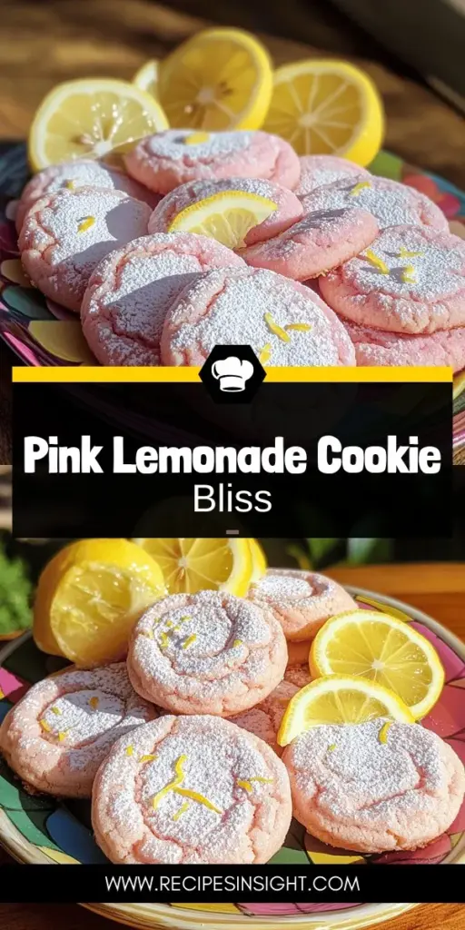 Looking for a delightful summer treat? Try making Pink Lemonade Cookies! These delicious cookies are sweet, tangy, and perfect for any sunny day. You'll love how easy they are to whip up with simple ingredients like butter, sugar, and pink lemonade mix. Whether you’re serving them at a party or enjoying them as a snack, everyone will be impressed. Click through for the full, mouthwatering recipe and bring some summer joy to your baking!