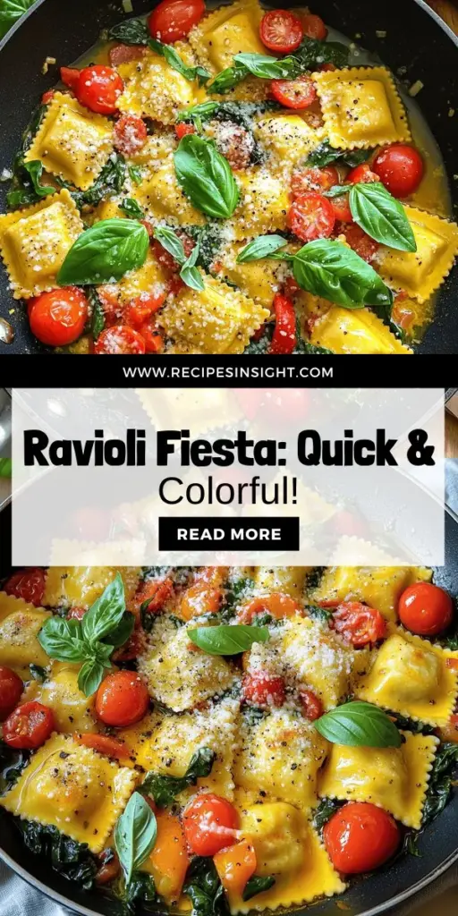 Discover the mouthwatering Sizzling Skillet Ravioli Fiesta, a quick and vibrant meal that will impress your family and friends! This versatile dish features cheese-filled ravioli perfectly combined with fresh vegetables, savory herbs, and rich flavors. Ideal for busy nights or a special gathering, it allows you to unleash your culinary creativity. Click through to explore the full recipe and elevate your weeknight dinners with this delicious Italian delight!