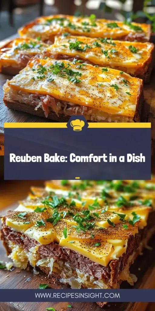 Craving a comforting meal? Look no further than this flavorful Reuben Bake recipe! Experience the classic sandwich in casserole form with layers of rye bread, corned beef, creamy Swiss cheese, and tangy sauerkraut, all topped with a golden crust. Perfect for gatherings or a cozy dinner at home, this dish is customizable for dietary needs, too. Click through to explore easy steps and mouthwatering variations that will have everyone asking for seconds!