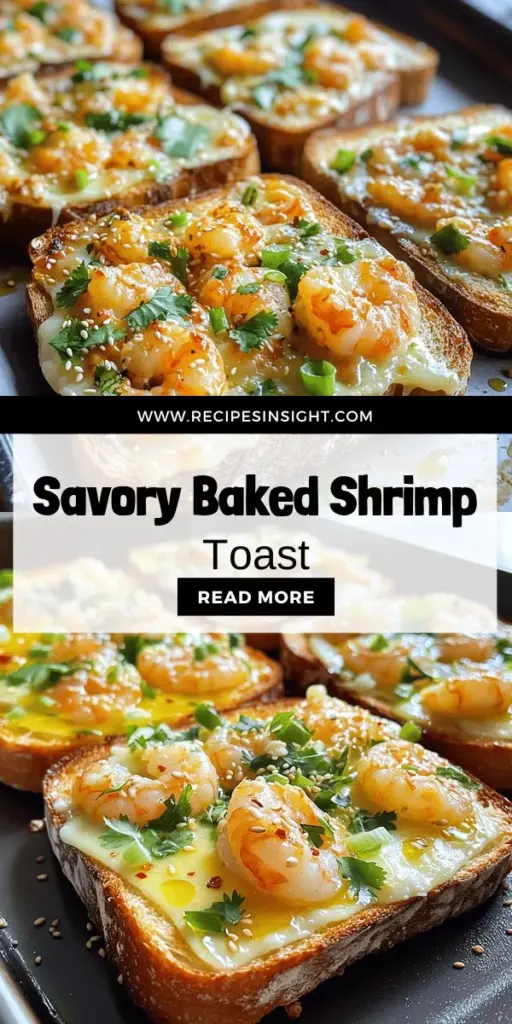 Discover the deliciousness of baked shrimp toast with this easy recipe! Perfect for a quick snack or appetizer, this dish features crispy bread topped with a flavorful shrimp mixture. Learn essential ingredients, step-by-step preparation, and tips for customization. Dive into unique variations and perfect dipping sauces that will elevate your meal. Click through for the full recipe and get ready to impress your guests with this tasty treat!