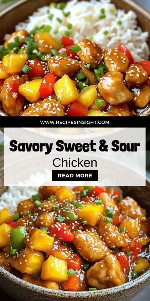 Craving a delicious dinner? Try this easy sweet and sour chicken recipe that balances the perfect mix of sweet and tangy flavors! With simple ingredients like chicken, vibrant veggies, and juicy pineapple, you can whip up a family favorite in no time. Discover key tips to achieve the best texture and explore fun variations to make it your own. Ready to impress your loved ones? Click through for the full recipe and start cooking this delightful dish tonight!