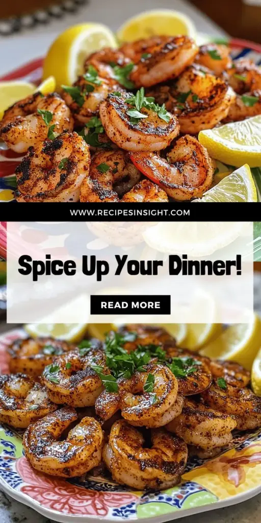 Elevate your dinner game with this easy blackened shrimp recipe that's bursting with flavor! Discover the perfect blend of spices, cooking tips, and creative serving suggestions to make your meal a hit. Whether you're aiming for tacos, pasta, or a fresh salad, blackened shrimp brings excitement to any table. Don't miss out on trying this delicious dish—click to explore the full recipe and transform your dining experience today!