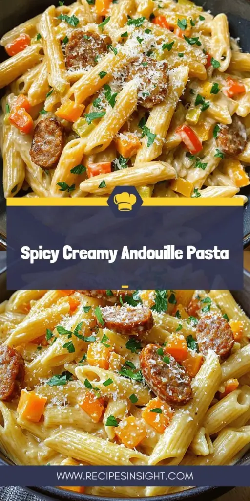 Indulge in the rich flavors of Creamy Andouille Sausage Pasta, a perfect combination of creamy sauce and smoky sausage with a spicy kick. Ideal for weeknight dinners or impressing guests, this dish is both satisfying and versatile. Discover the ingredients, cooking methods, and expert tips to create your culinary masterpiece. Click through to explore this delightful recipe and elevate your pasta game today!