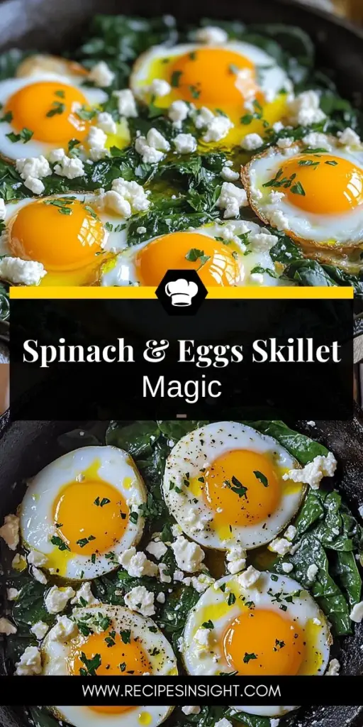 Start your day right with this Delicious Breakfast Skillet Spinach and Eggs Recipe! This dish brings together fresh spinach, creamy eggs, and flavorful feta for a quick, nutritious breakfast everyone will adore. Perfect for busy mornings or a family brunch, you’ll find easy tips and ingredients to create this colorful meal. Click through to explore the full recipe and discover how to make your breakfast healthy and delicious!