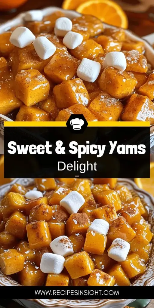 Indulge in the warmth of holiday traditions with this sweet and spicy candied yams recipe that blends the natural sweetness of yams with rich brown sugar and warm spices. Perfect for Thanksgiving and Christmas celebrations, these tender yams are an irresistible side dish that everyone will love. Discover how to create this deliciously comforting recipe and impress your guests. Click through to explore the full recipe and bring this tasty treat to your table!