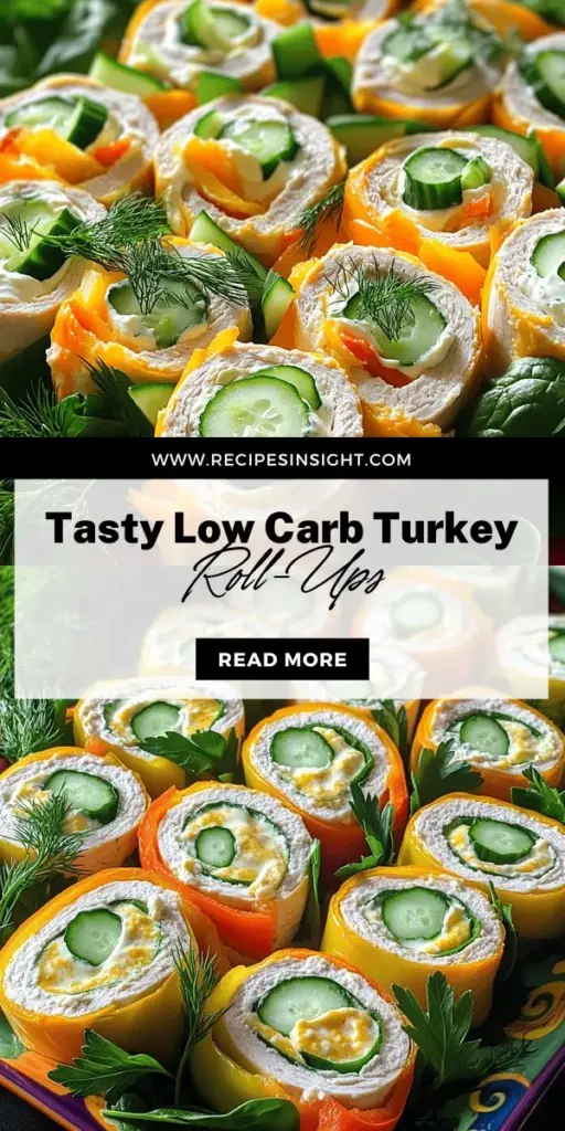 Discover the delicious world of low carb turkey roll-ups, the perfect quick and healthy meal option. Packed with protein and fresh veggies, these tasty roll-ups are easy to make and ideal for meal prep. Learn how to create them in just minutes with our simple recipe and tips for fun ingredient variations. Click through to explore the full recipe and transform your meals into nutritious delights that fit your low carb lifestyle!