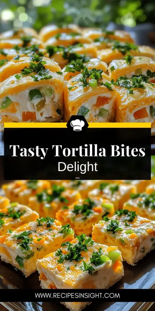 Craving a delicious and easy snack? Try these savory Cream Cheese Tortilla Bites! Perfect for parties or a fun treat, they combine creamy goodness with colorful veggies and spices. With simple ingredients and easy steps, you can whip them up in no time. Customize with your favorite flavors or make them healthier! Ready to impress your guests? Click to explore the full recipe and enjoy these tasty bites today!